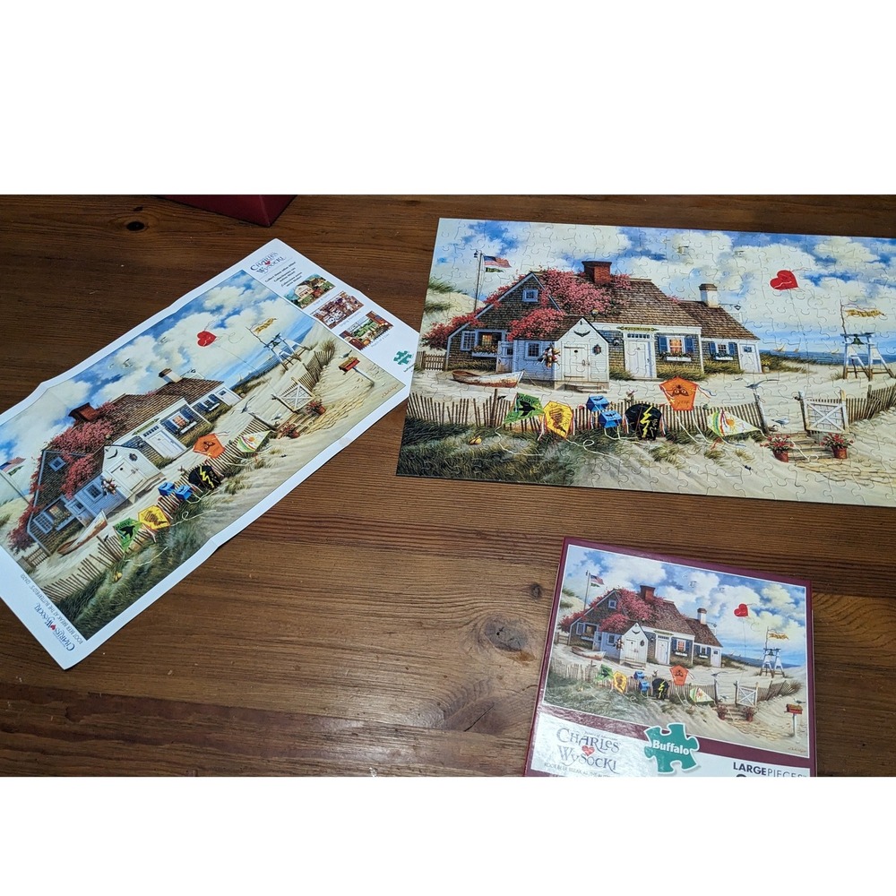 Charles Wysocki Root Beer Break at the Butterfields 300 Piece Puzzle - Picture 3 of 3